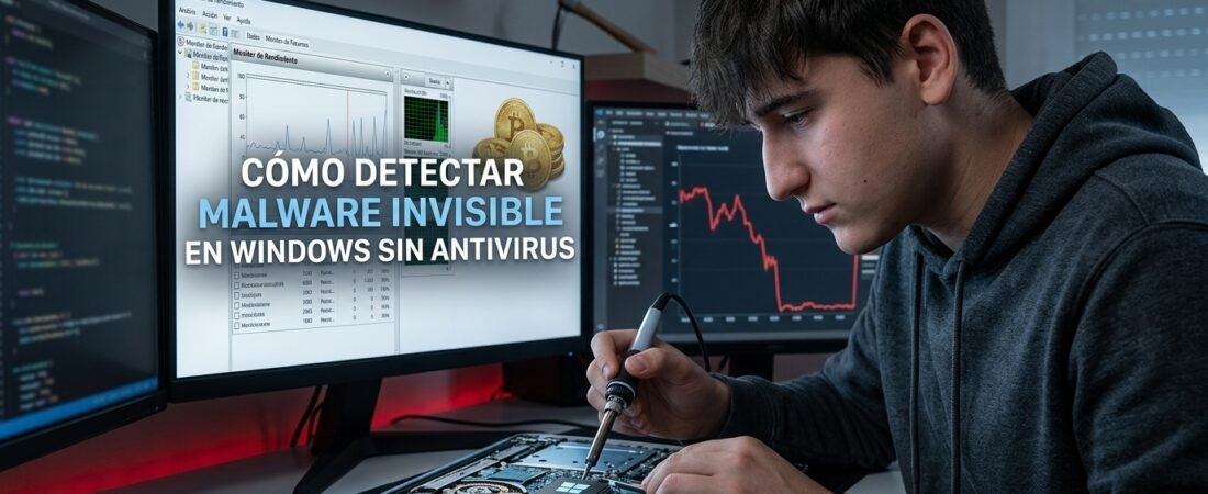 Cómo Detectar Malware Invisible en Windows sin Usar Antivirus (Guía de Diagnóstico Profesional)