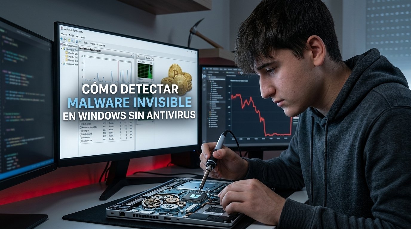 Cómo Detectar Malware Invisible en Windows sin Usar Antivirus (Guía de Diagnóstico Profesional)