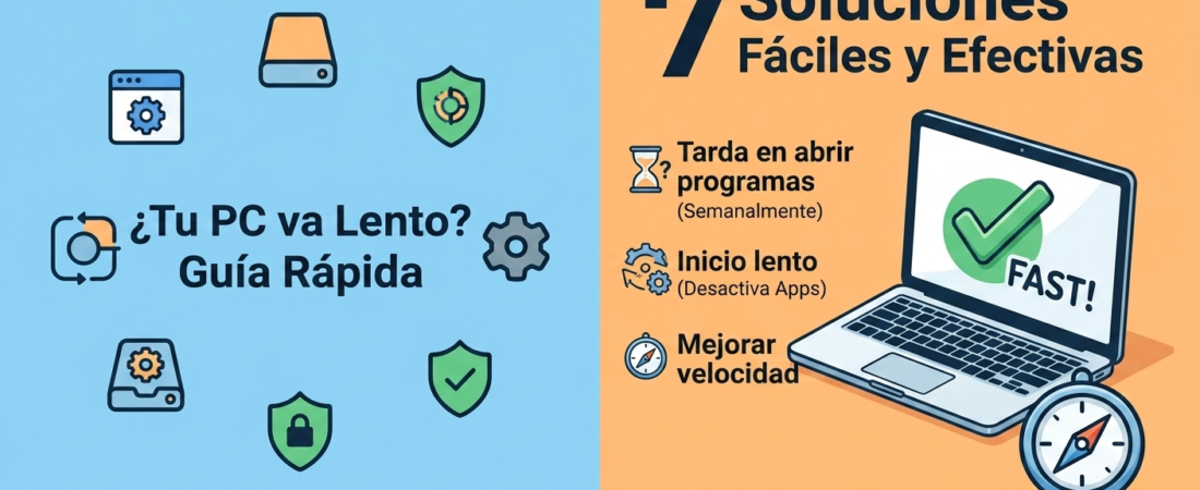 ¿Tu ordenador va lento? 7 soluciones fáciles antes de gastar dinero